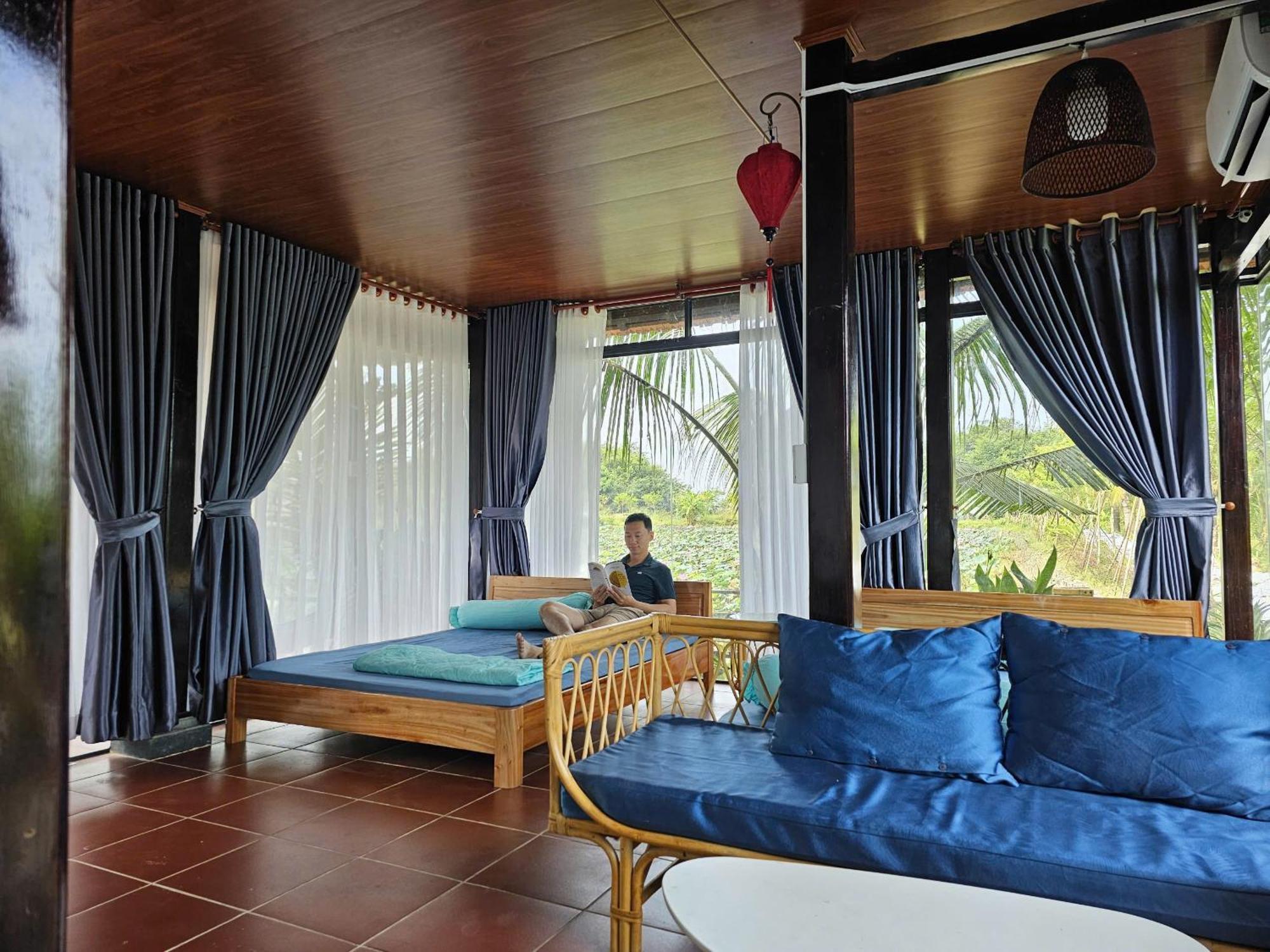 Phu Dien Homestay Cat Tien Kültér fotó